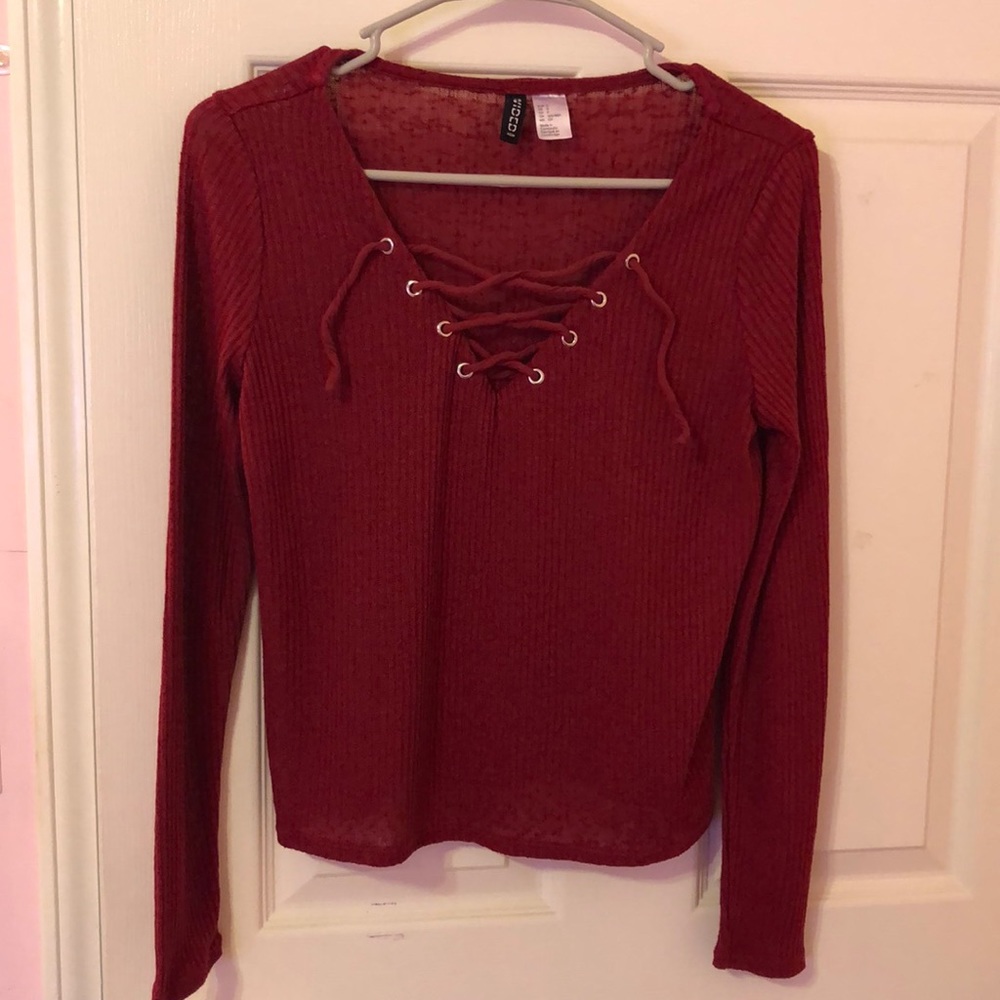 Tie front shirt